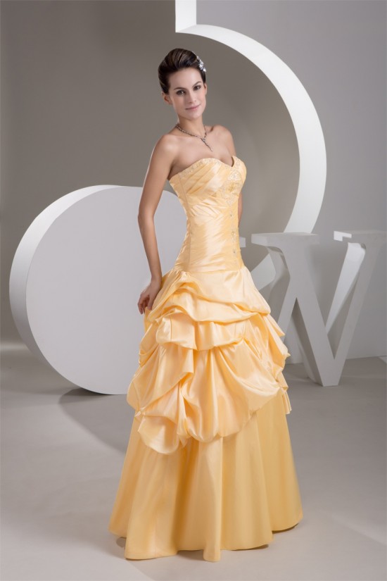 Satin Taffeta Sleeveless A-Line Sweetheart Prom/Formal Evening Dresses 02020552 Satin Taffeta Sleeveless A-Line Sweetheart Prom/Formal Evening Dresses 02020552