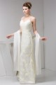 Sheath/Column Beading Floor-Length Silk like Satin Fine Netting Prom/Formal Evening Dresses 02020555