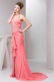 Sheath/Column Brush Sweep Train Pleats Prom/Formal Evening Dresses 02020557 Sheath/Column Brush Sweep Train Pleats Prom/Formal Evening Dresses 02020557