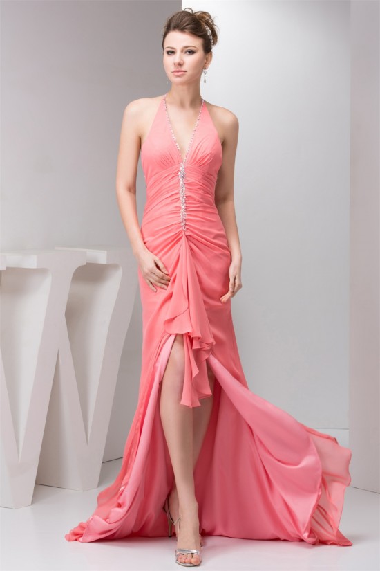 Sheath/Column Brush Sweep Train Pleats Prom/Formal Evening Dresses 02020557 Sheath/Column Brush Sweep Train Pleats Prom/Formal Evening Dresses 02020557
