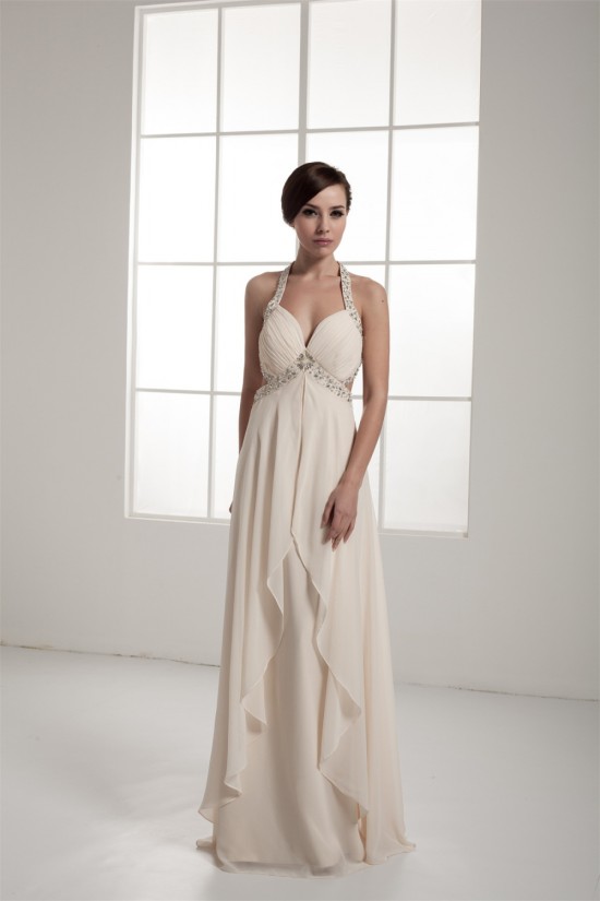 Sheath/Column Halter Sleeveless Beading Prom/Formal Evening Dresses 02020561 Sheath/Column Halter Sleeveless Beading Prom/Formal Evening Dresses 02020561