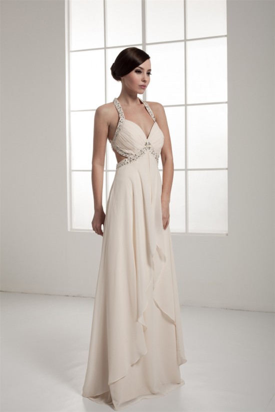 Sheath/Column Halter Sleeveless Beading Prom/Formal Evening Dresses 02020561 Sheath/Column Halter Sleeveless Beading Prom/Formal Evening Dresses 02020561