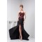 Silk like Satin Halter Sleeveless Split Front Evening Prom Formal Dresses 02020568