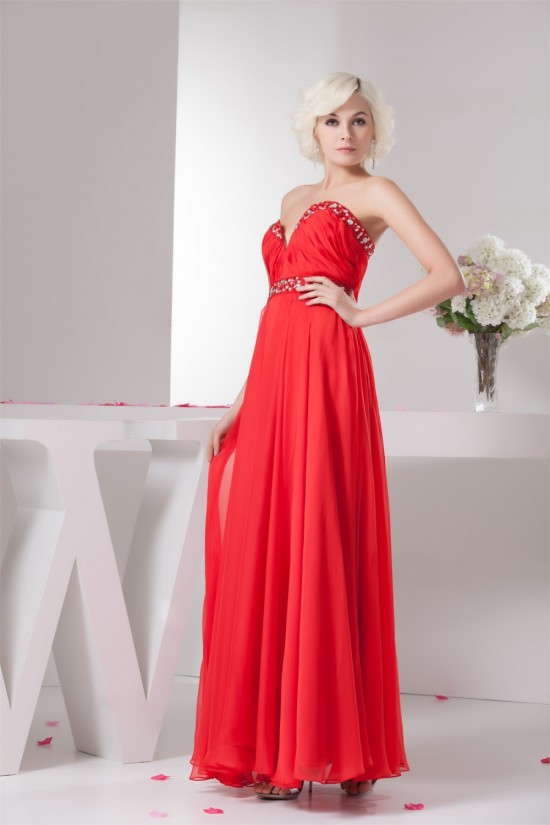 Sleeveless A-Line Ankle-Length Sweetheart Prom Evening Party Dresses 02020569 Sleeveless A-Line Ankle-Length Sweetheart Prom Evening Party Dresses 02020569