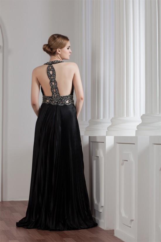 Sleeveless Beading Floor-Length Halter Sheath/Column Prom/Formal Evening Dresses 02020574 Sleeveless Beading Floor-Length Halter Sheath/Column Prom/Formal Evening Dresses 02020574