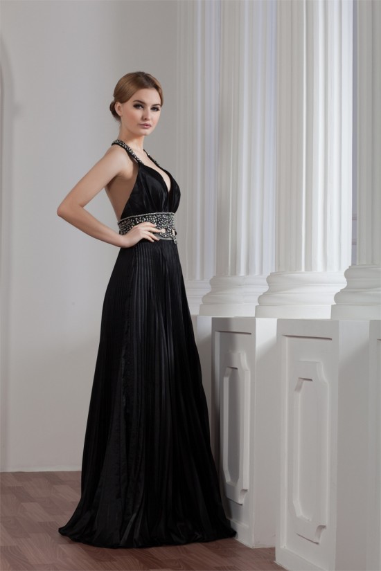 Sleeveless Beading Floor-Length Halter Sheath/Column Prom/Formal Evening Dresses 02020574 Sleeveless Beading Floor-Length Halter Sheath/Column Prom/Formal Evening Dresses 02020574