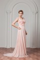 Sleeveless Chiffon Elastic Woven Satin A-Line Prom/Formal Evening Dresses 02020576 Sleeveless Chiffon Elastic Woven Satin A-Line Prom/Formal Evening Dresses 02020576