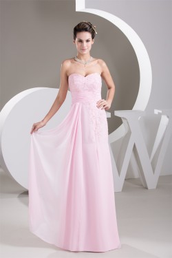 Sleeveless Chiffon Sweetheart Sheath/Column Prom/Formal Evening Dresses 02020580