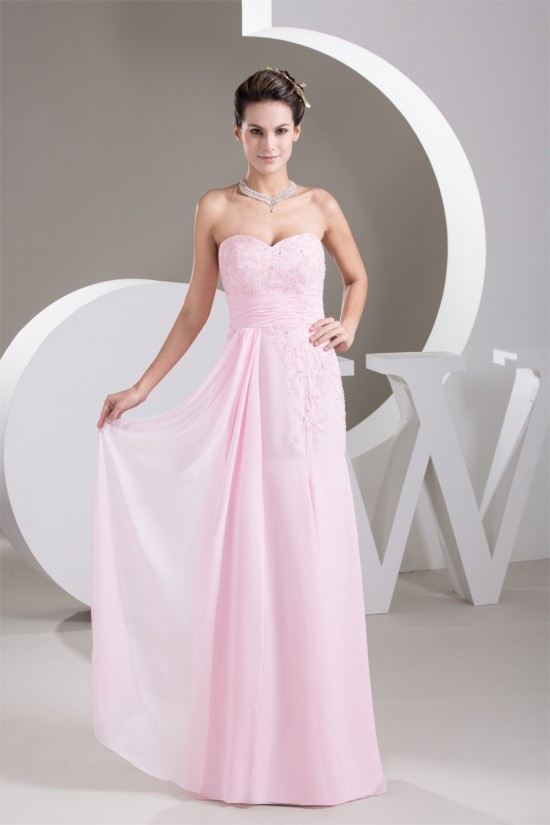 Sleeveless Chiffon Sweetheart Sheath/Column Prom/Formal Evening Dresses 02020580 Sleeveless Chiffon Sweetheart Sheath/Column Prom/Formal Evening Dresses 02020580