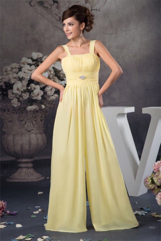 Sleeveless Floor-Length Sheath/Column Chiffon Silk like Satin Prom/Formal Evening Dresses 02020582 Sleeveless Floor-Length Sheath/Column Chiffon Silk like Satin Prom/Formal Evening Dresses 02020582