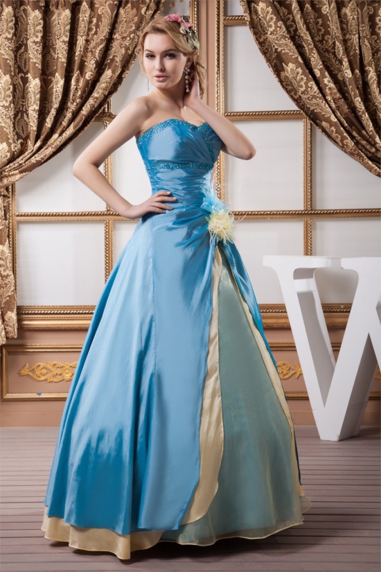 Sweetheart Ruched Satin Organza Silk like Satin Prom/Formal Evening Dresses 02020599 Sweetheart Ruched Satin Organza Silk like Satin Prom/Formal Evening Dresses 02020599