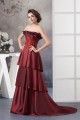 Taffeta Sleeveless Brush Sweep Train Scalloped Prom/Formal Evening Dresses 02020601