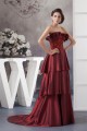 Taffeta Sleeveless Brush Sweep Train Scalloped Prom/Formal Evening Dresses 02020601