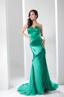 V-Neck Beading Mermaid/Trumpet Chiffon Prom/Formal Evening Dresses 02020603