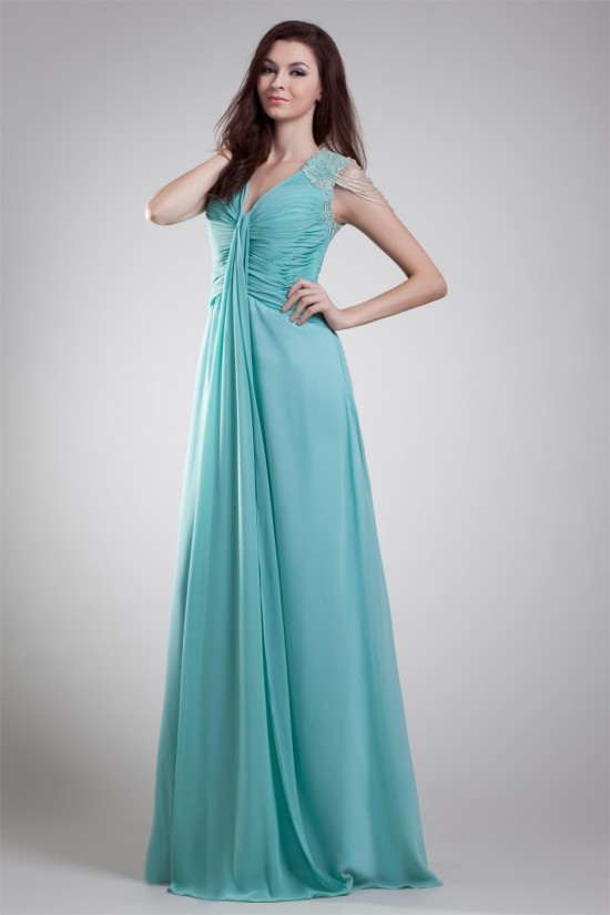 Sheath/Column Beading Prom/Formal Evening Dresses 02020606