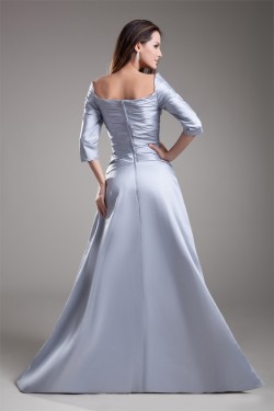 A-Line 3/4 Length Floor-Length Taffeta Square Prom/Formal Evening Dresses 02020607