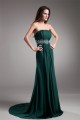 A-Line Beading Strapless Brush Sweep Train Prom/Formal Evening Dresses 02020611