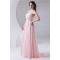 A-Line Strapless Beaded Long Pink Prom Evening Formal Bridesmaid Dresses 02020613