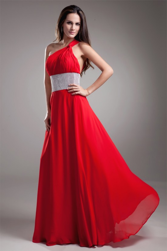 A-Line Floor-Length One-Shoulder Sleeveless Long Red Prom/Formal Evening Dresses 02020619 A-Line Floor-Length One-Shoulder Sleeveless Long Red Prom/Formal Evening Dresses 02020619