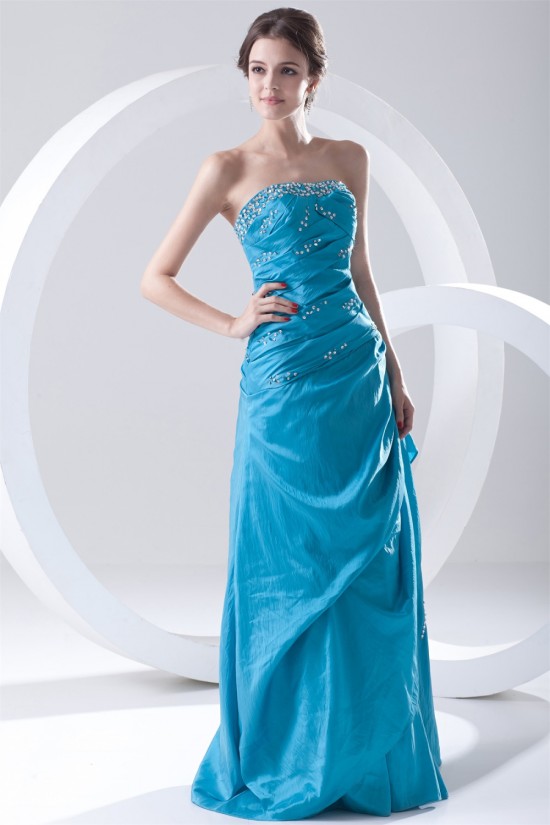 A-Line Floor-Length Pleats Sleeveless Strapless Prom/Formal Evening Dresses 02020620 A-Line Floor-Length Pleats Sleeveless Strapless Prom/Formal Evening Dresses 02020620
