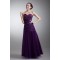 A-Line Floor-Length Ruffles Satin Net Beaded Long Purple Prom/Formal Evening Dresses 02020621