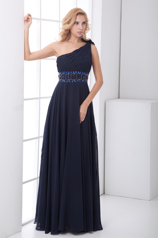 A-Line Handmade Flowers Chiffon Elastic Woven Satin Prom/Formal Evening Dresses 02020624 A-Line Handmade Flowers Chiffon Elastic Woven Satin Prom/Formal Evening Dresses 02020624