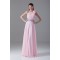 A-Line One-Shoulder Pleats Chiffon Prom/Formal Evening Dresses 02020626