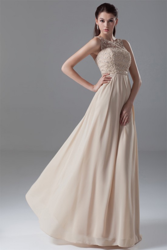 A-Line Sheer Beading Chiffon Prom/Formal Evening Dresses 02020627