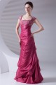 A-Line Taffeta Capped Sleeves Floor-Length Prom/Formal Evening Dresses 02020638 A-Line Taffeta Capped Sleeves Floor-Length Prom/Formal Evening Dresses 02020638