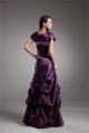 A-Line Taffeta Pleats Floor-Length Short Sleeve Mother of the Bride Dresses 02020639 A-Line Taffeta Pleats Floor-Length Short Sleeve Mother of the Bride Dresses 02020639