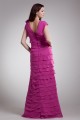 A-Line V-Neck Handmade Flowers Chiffon Prom/Formal Evening Dresses 02020640 A-Line V-Neck Handmade Flowers Chiffon Prom/Formal Evening Dresses 02020640