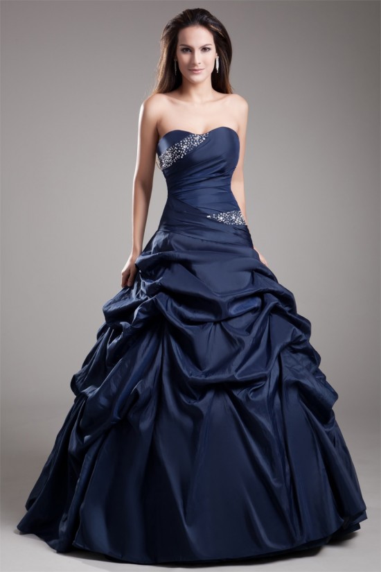 Ball Gown Taffeta Floor-Length Beading Sweetheart Prom/Formal Evening Dresses 02020652 Ball Gown Taffeta Floor-Length Beading Sweetheart Prom/Formal Evening Dresses 02020652