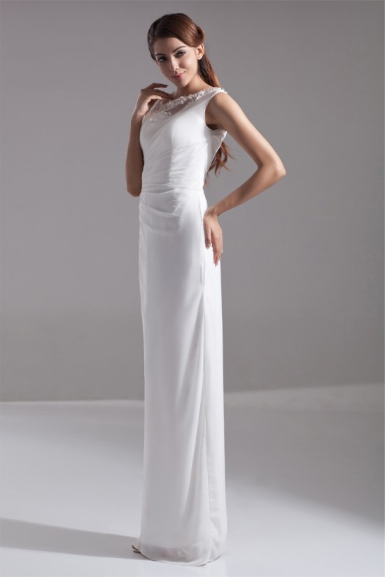 Bateau Sheath/Column Chiffon Prom/Formal Evening Dresses 02020653 Bateau Sheath/Column Chiffon Prom/Formal Evening Dresses 02020653