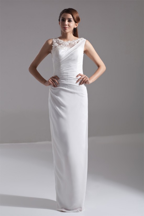 Bateau Sheath/Column Chiffon Prom/Formal Evening Dresses 02020653 Bateau Sheath/Column Chiffon Prom/Formal Evening Dresses 02020653