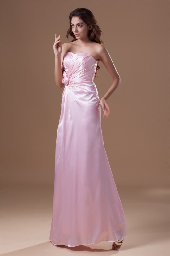 Beading Elastic Silk like Satin Sleeveless Prom/Formal Evening Dresses 02020657 Beading Elastic Silk like Satin Sleeveless Prom/Formal Evening Dresses 02020657