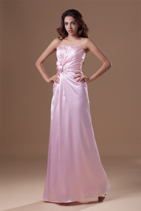 Beading Elastic Silk like Satin Sleeveless Prom/Formal Evening Dresses 02020657 Beading Elastic Silk like Satin Sleeveless Prom/Formal Evening Dresses 02020657
