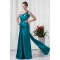 Beading Elastic Woven Satin Sleeveless Sheath/Column Prom/Formal Evening Dresses 02020658