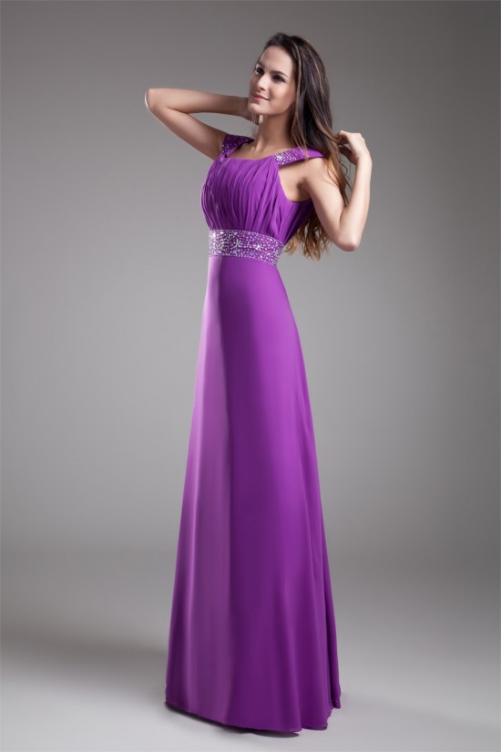 A-Line Beading Floor-Length Chiffon Elastic Woven Satin Prom/Formal Evening Dresses 02020659 A-Line Beading Floor-Length Chiffon Elastic Woven Satin Prom/Formal Evening Dresses 02020659