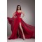 Beading One-Shoulder Chiffon Silk like Satin Prom/Formal Evening Dresses 02020662