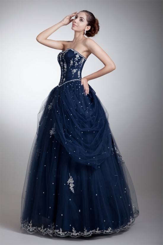Beading Satin Net Sweetheart Ball Gown Sleeveless Prom/Formal Evening Dresses 02020663 Beading Satin Net Sweetheart Ball Gown Sleeveless Prom/Formal Evening Dresses 02020663