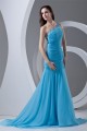 Beading One-Shoulder Sleeveless Chiffon Prom/Formal Evening Dresses 02020668