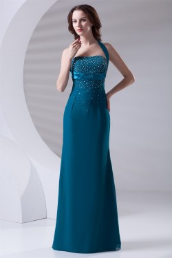 Beading Sleeveless Floor-Length Chiffon Prom/Formal Evening Dresses 02020674