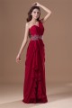 Beading Sheath/Column One-Shoulder Chiffon Silk like Satin Prom/Formal Evening Dresses 02020676 Beading Sheath/Column One-Shoulder Chiffon Silk like Satin Prom/Formal Evening Dresses 02020676