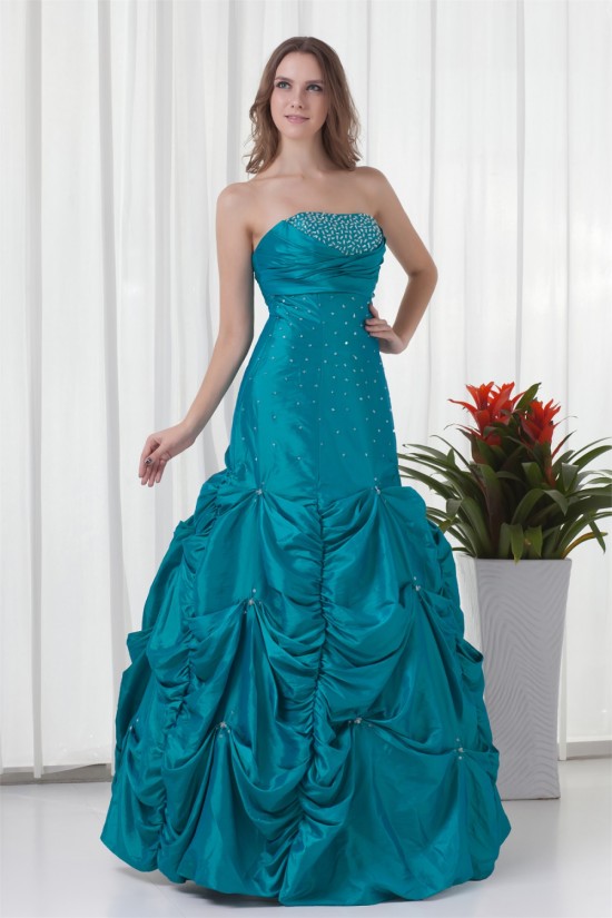 Beading Strapless A-Line Sleeveless Floor-Length Prom/Formal Evening Dresses 02020679 Beading Strapless A-Line Sleeveless Floor-Length Prom/Formal Evening Dresses 02020679