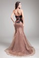 Mermaid/Trumpet Beading Strapless Satin Organza Prom/Formal Evening Dresses 02020680 Mermaid/Trumpet Beading Strapless Satin Organza Prom/Formal Evening Dresses 02020680