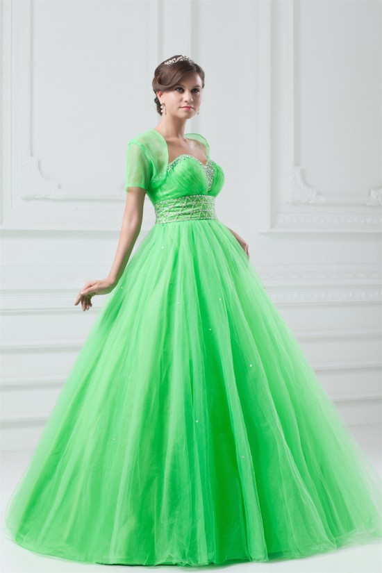 Beading Sweetheart Floor-Length Satin Net Prom/Formal Evening Dresses 02020684 Beading Sweetheart Floor-Length Satin Net Prom/Formal Evening Dresses 02020684