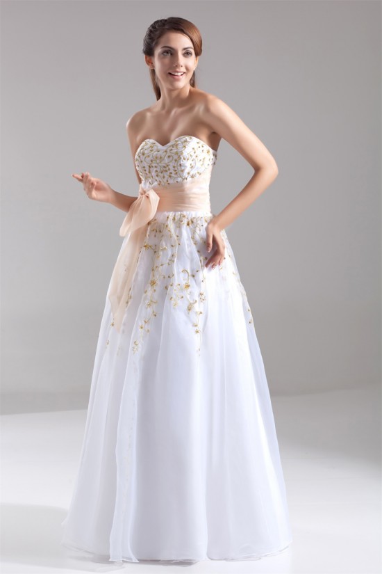 Beading Sweetheart Satin Organza Floor-Length Prom/Formal Evening Dresses 02020686 Beading Sweetheart Satin Organza Floor-Length Prom/Formal Evening Dresses 02020686