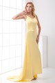 Brush Sweep Train A-Line V-Neck Criss Cross Prom/Formal Evening Dresses 02020687 Brush Sweep Train A-Line V-Neck Criss Cross Prom/Formal Evening Dresses 02020687