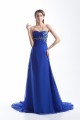 Brush Sweep Train Chiffon Long Blue Prom/Formal Evening Dresses 02020688 Brush Sweep Train Chiffon Long Blue Prom/Formal Evening Dresses 02020688