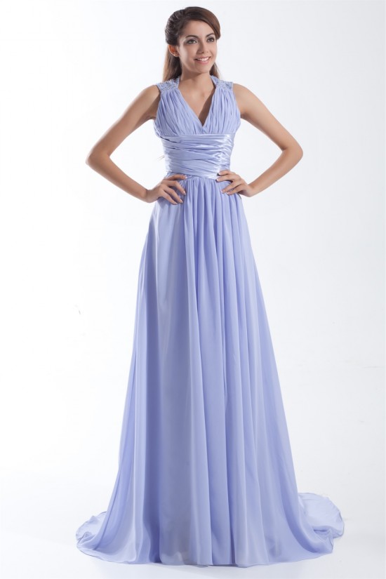 Brush Sweep Train Chiffon Prom/Formal Evening Dresses 02020689 Brush Sweep Train Chiffon Prom/Formal Evening Dresses 02020689